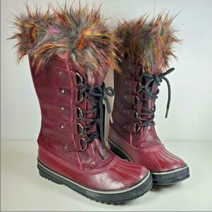 Sorel Wine Joan of Arc boots